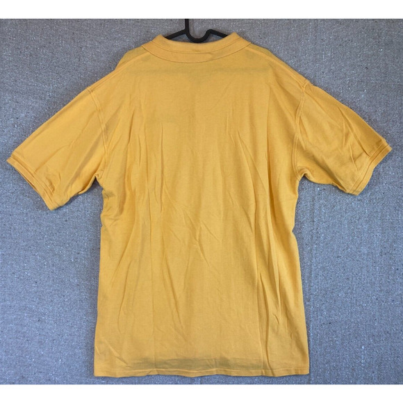 VTG Mens Sz XL ANTIGUA Yellow University of Washington Polo Shirt‎ Short Sleeve - Picture 6 of 6